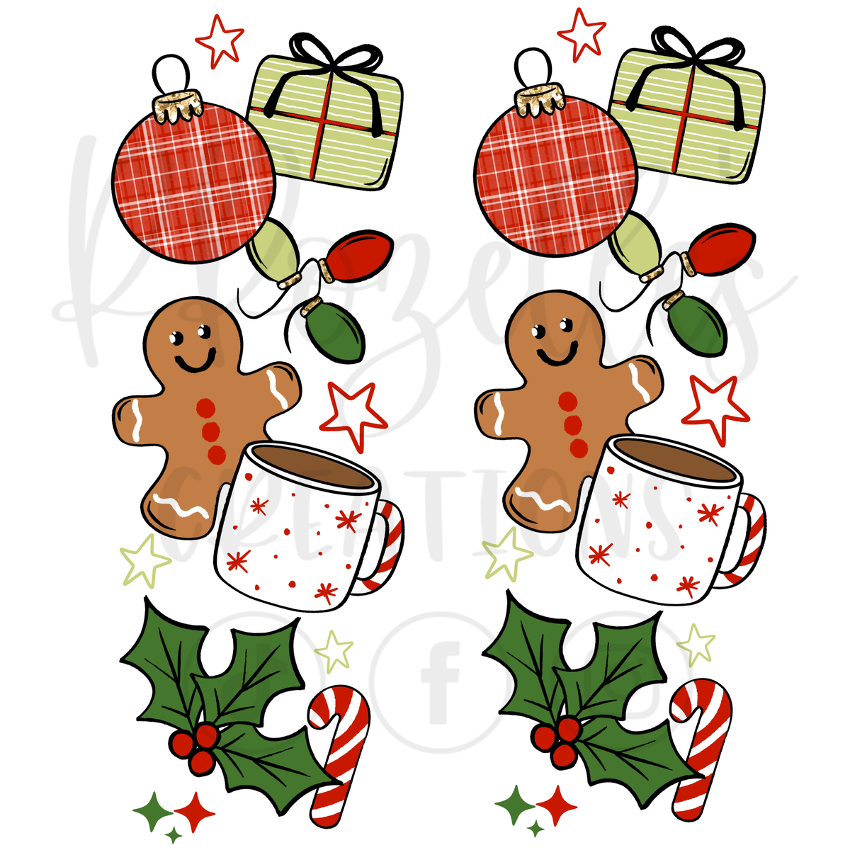 CHRISTMAS COLLAGE (MATCHING SLEEVES)
