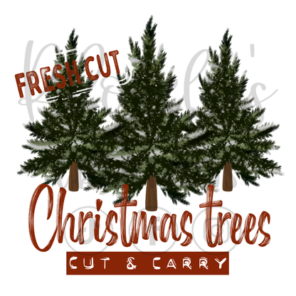 FRESH CUTE CHRISTMAS TREES