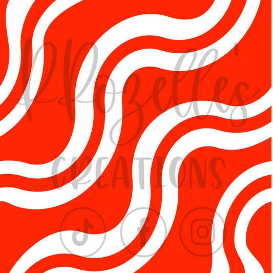 Groovy Wave- SVG Template