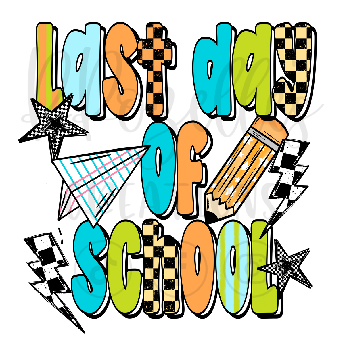 LAST DAY OF SCHOOL NEON (BOY)