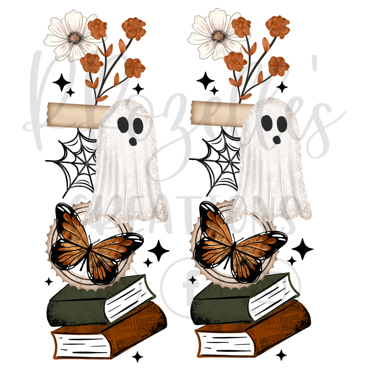 BOOK & GHOSTIE (MATCHING SLEEVES)