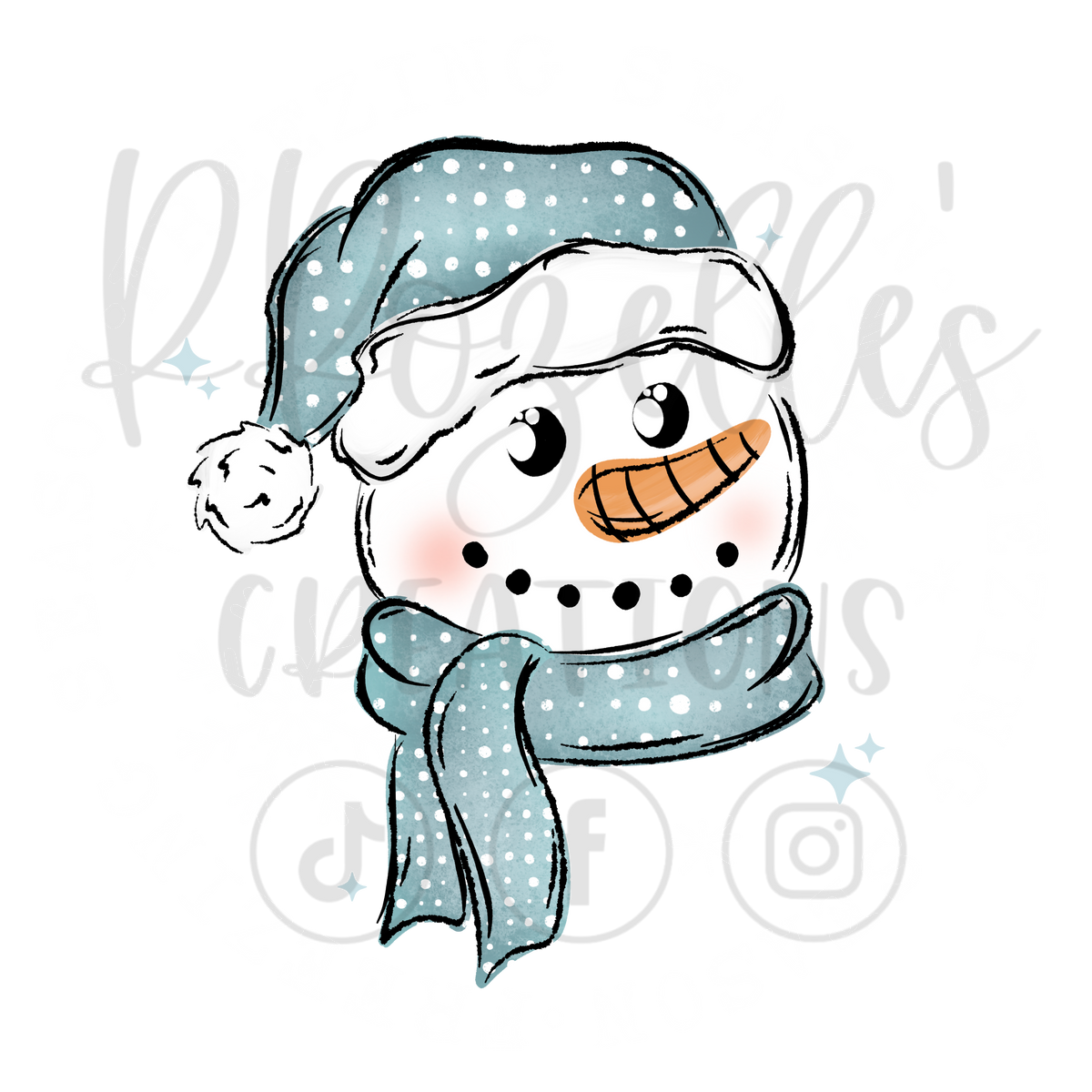 FREEZING SEASON SNOWMAN (MATCHING SLEEVES) WHITE
