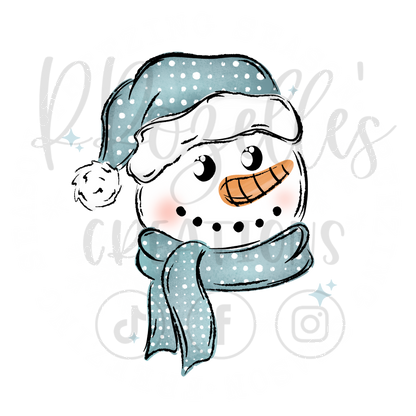 FREEZING SEASON SNOWMAN (MATCHING SLEEVES) WHITE