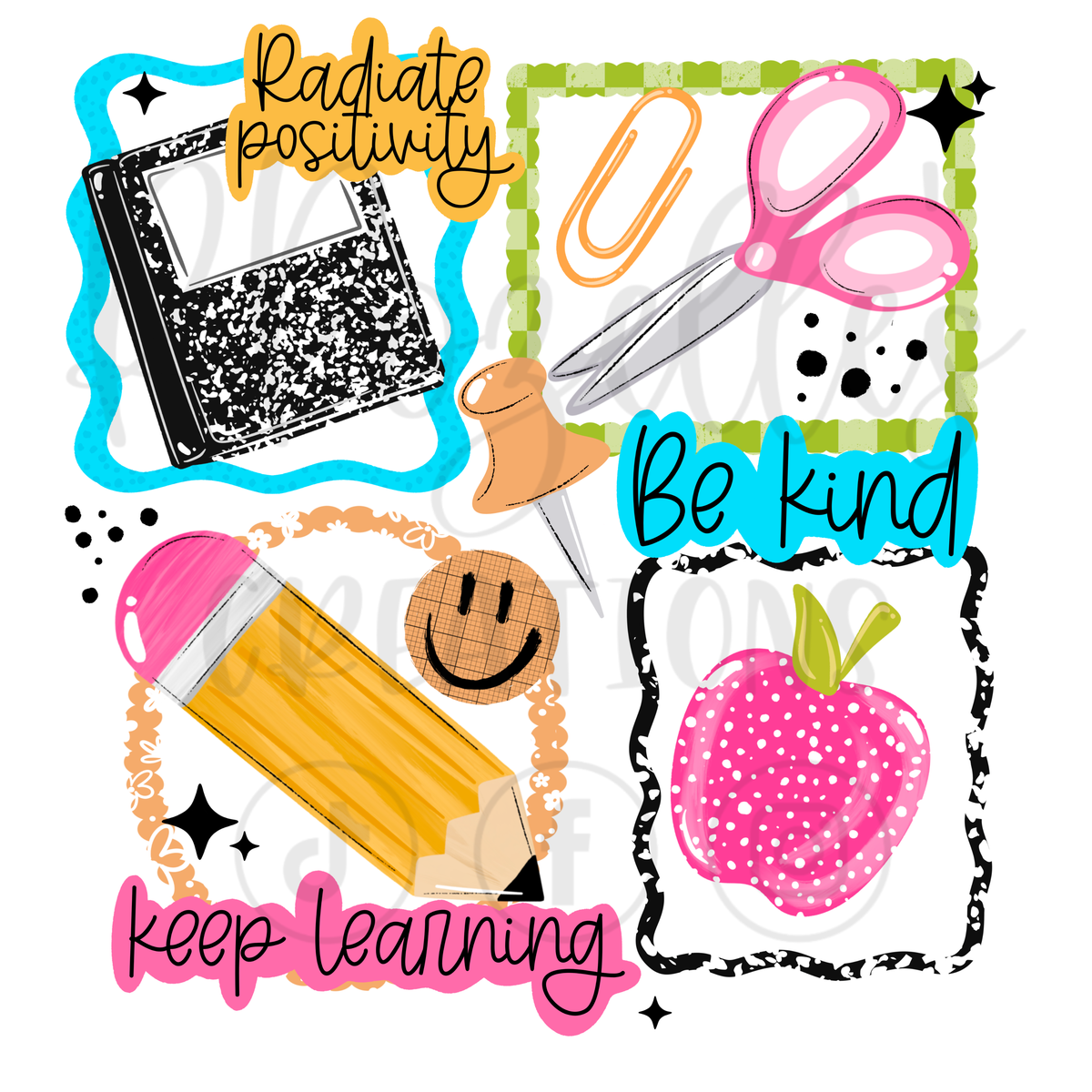RADIATE POSITIVITY SCHOOL FRAMES