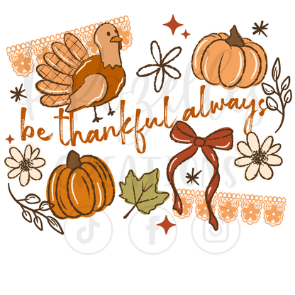 BE THANKFUL ALWAYS COLLAGE