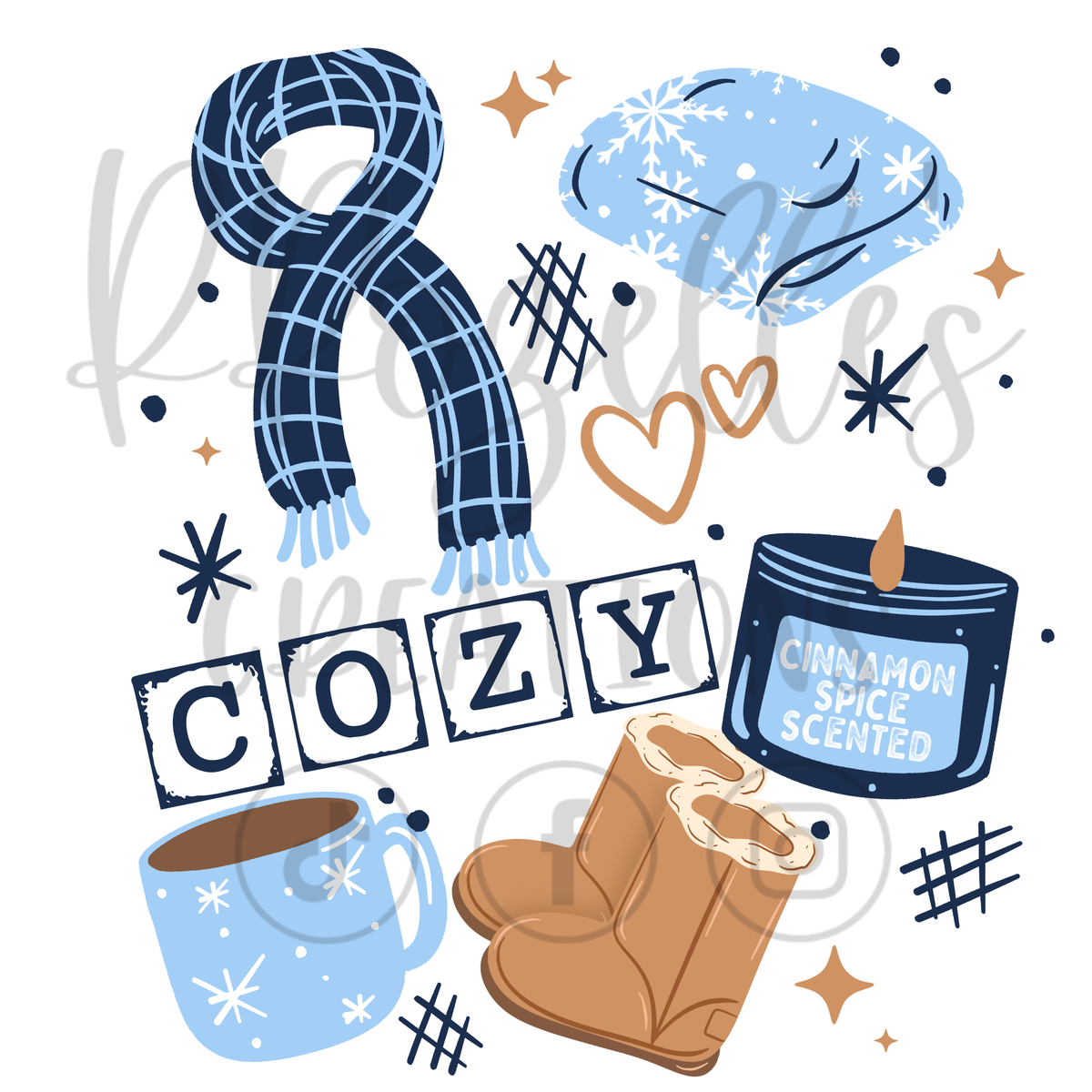 COZY IN BLUE