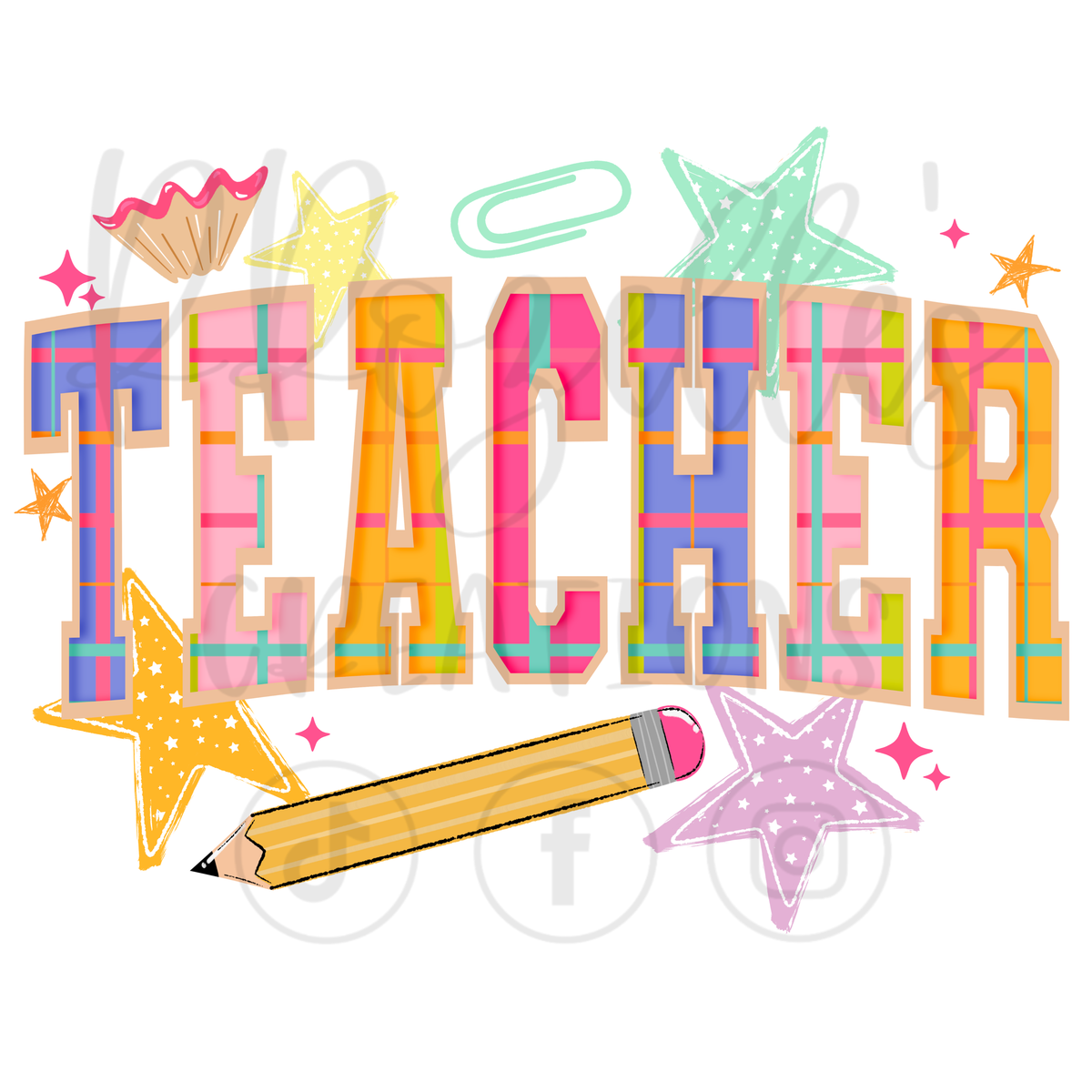 TEACHER WITH STARS