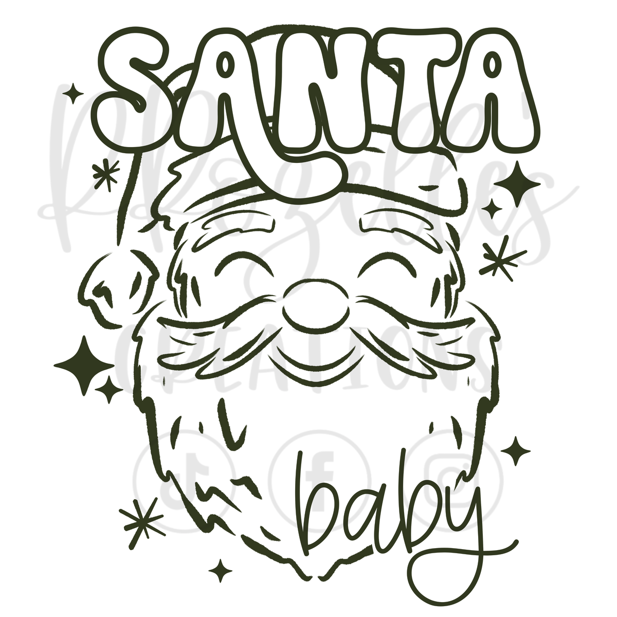 SANTA BABY SINGLE COLOR