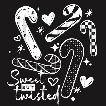 SWEET BUT TWISTED- WHITE SINGLE COLOR (MATCHING SLEEVES)