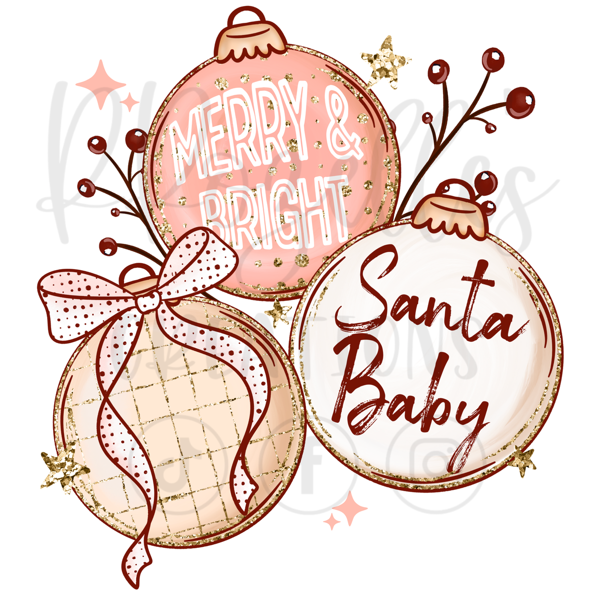 MERRY & BRIGHT (MATCHING SLEEVES)
