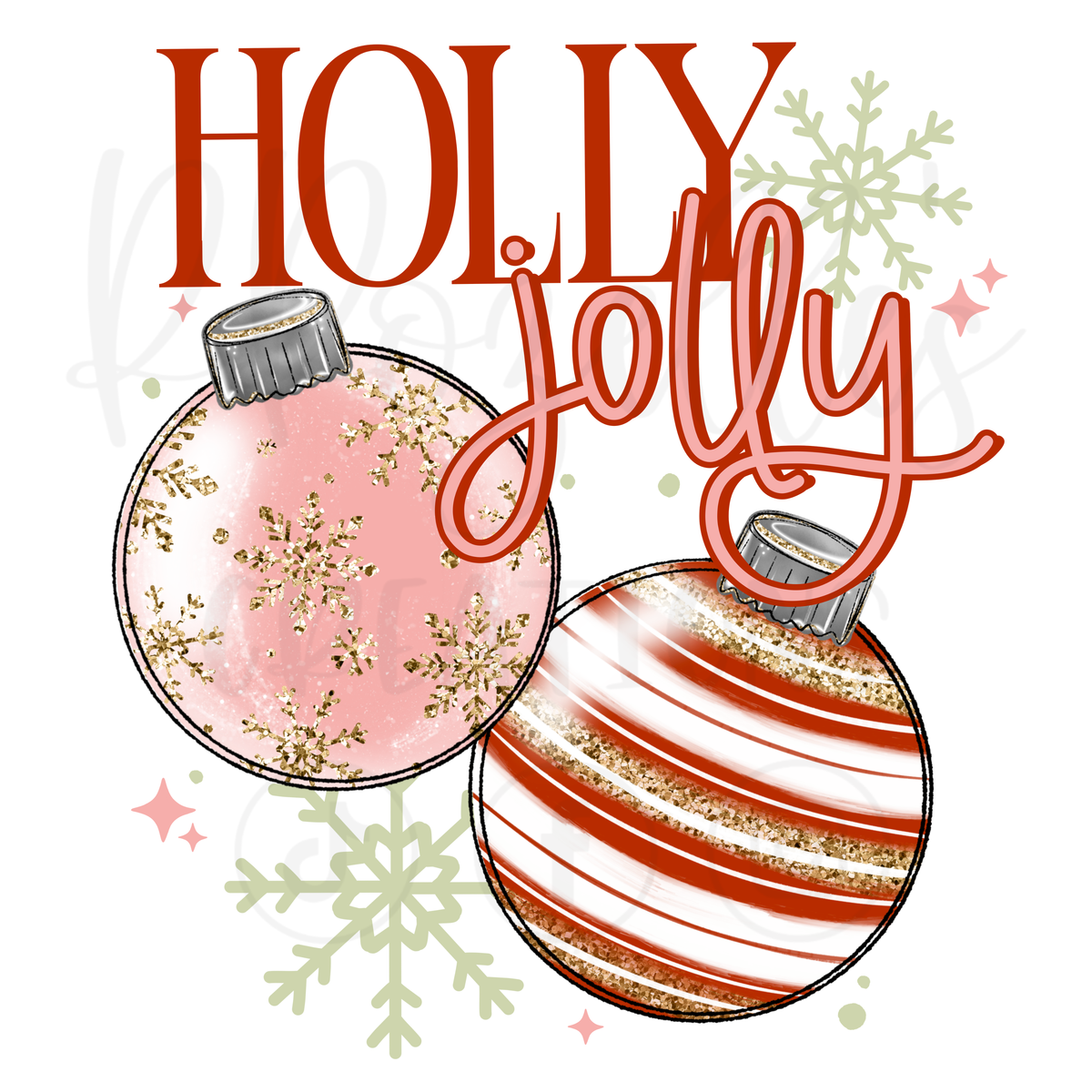 HOLLY JOLLY (MATCHING SLEEVES)