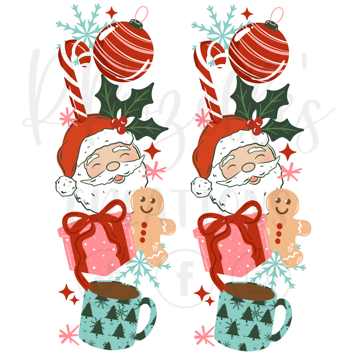 CHRISTMAS THINGS LIGHT SKINTONE (MATCHING SLEEVES)
