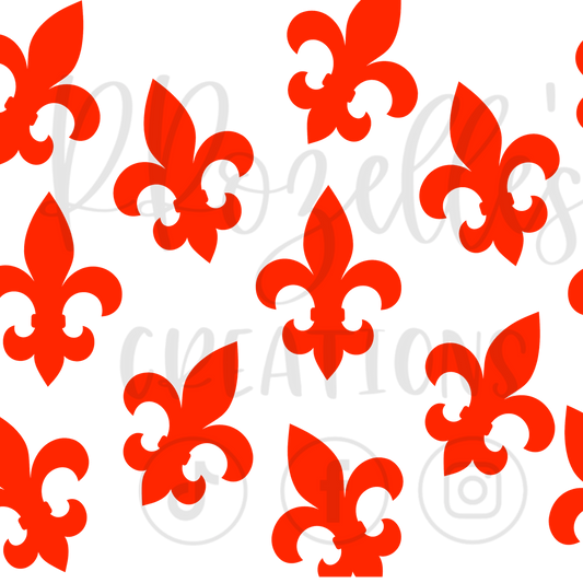 Fleur De Lis - SVG Template