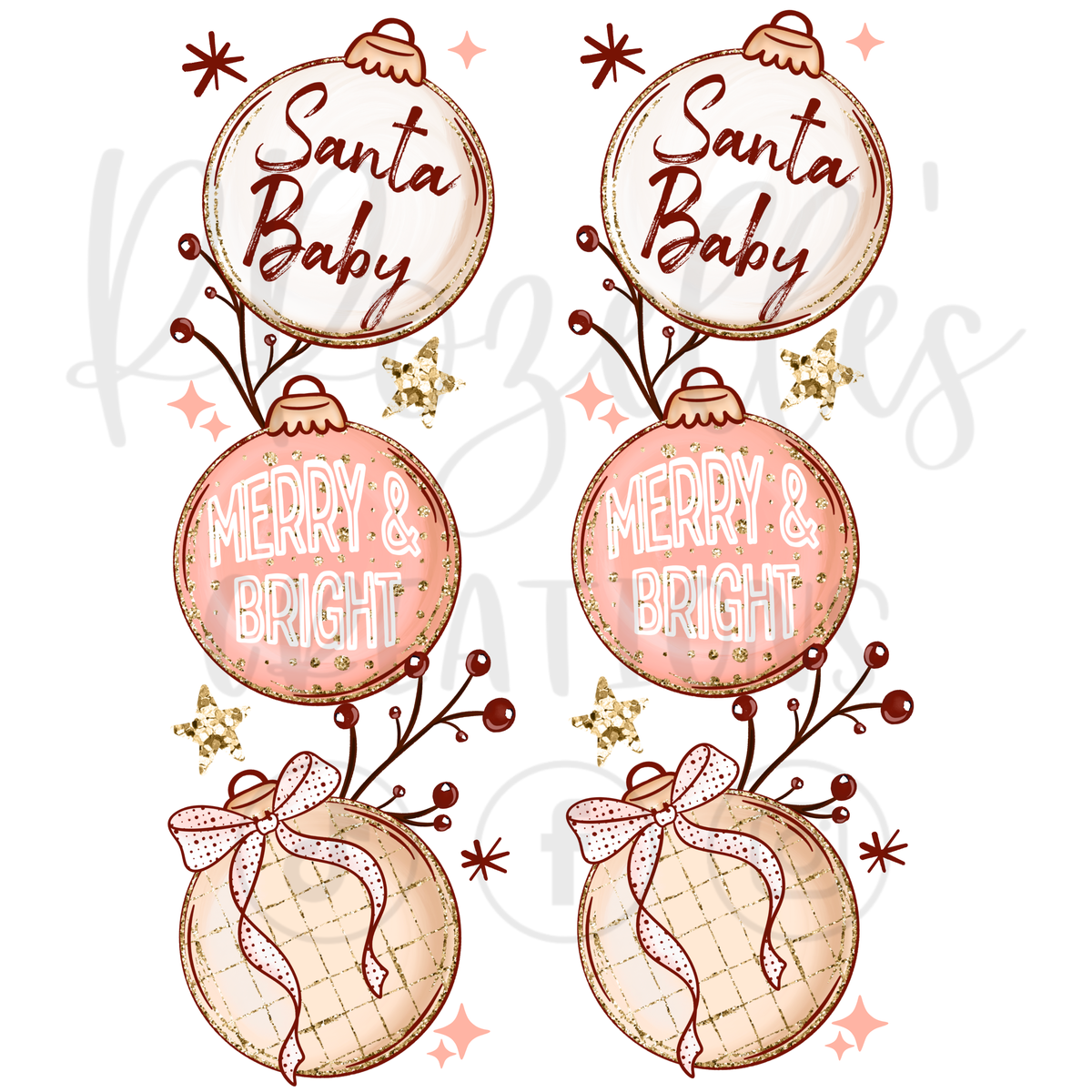 MERRY & BRIGHT (MATCHING SLEEVES)