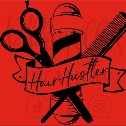 Hair Hustler SVG Template