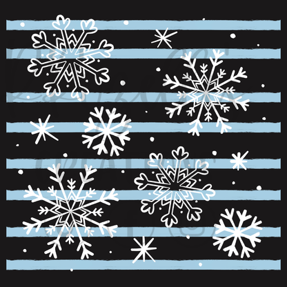 SNOWFLAKES & STRIPES