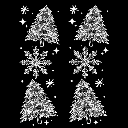 MERRY CHRISTMAS LACE CIRCLE (MATCHING SLEEVES)