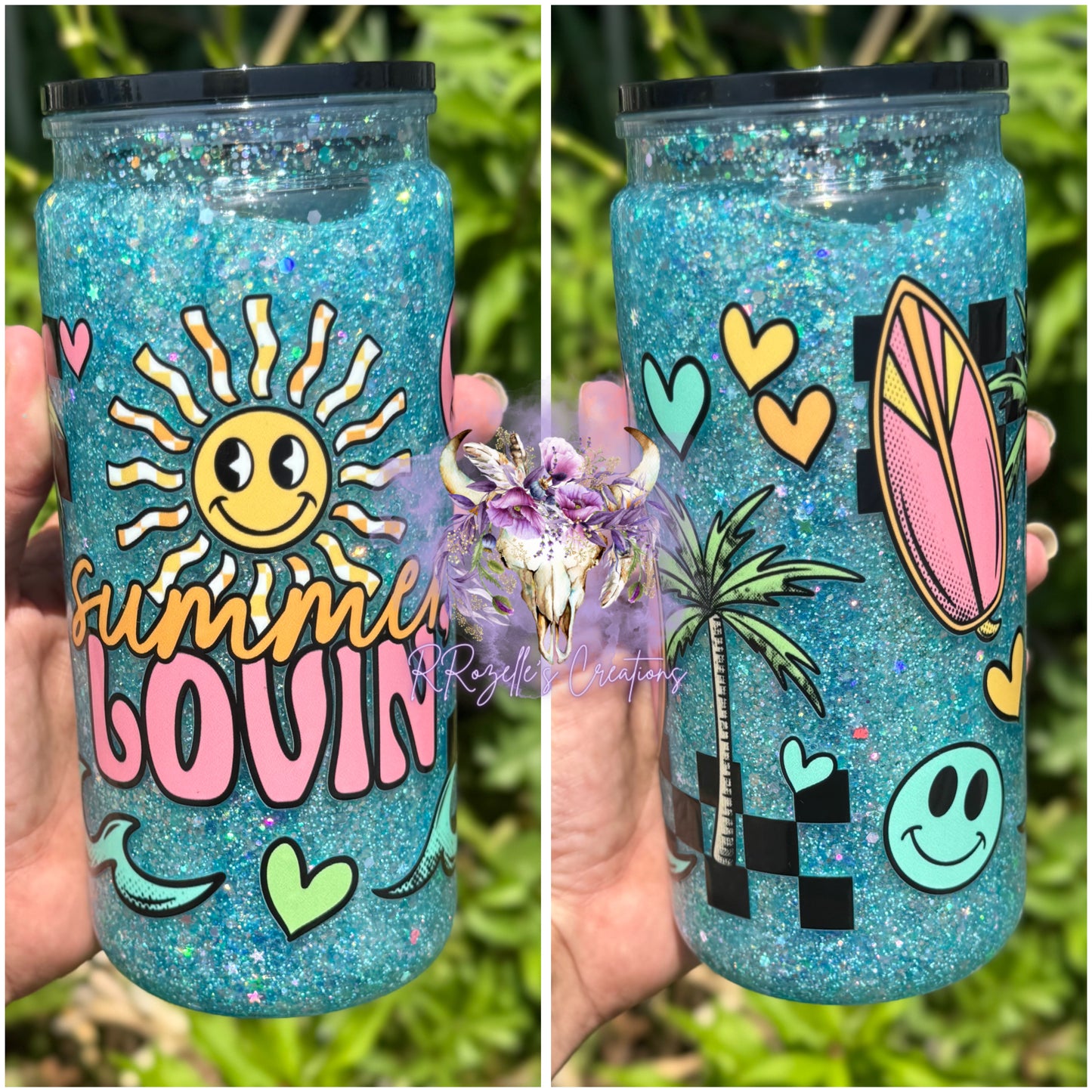 20oz Acrylic Snowglobe - Summer Lovin