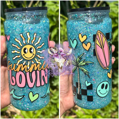 20oz Acrylic Snowglobe - Summer Lovin