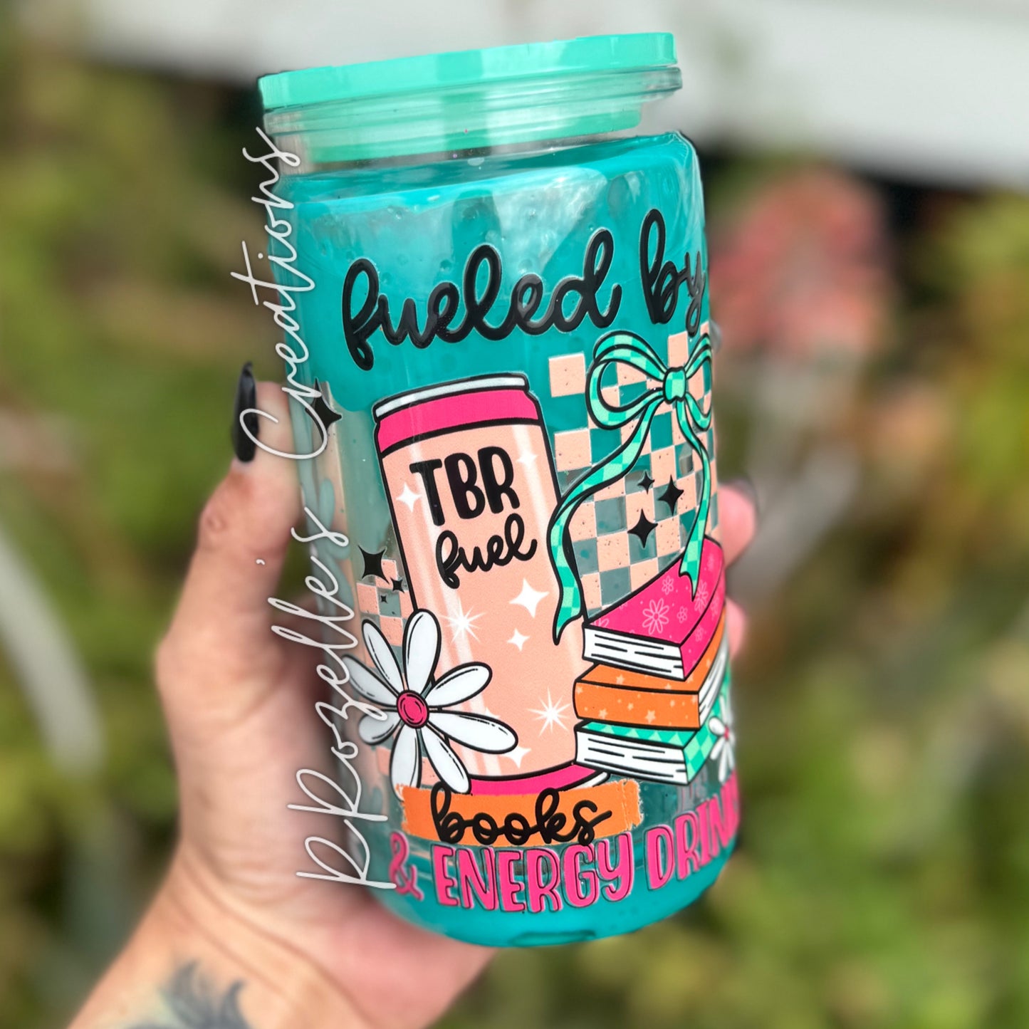 16oz Acrylic Lava Drip Snowglobe - Fueled By Books