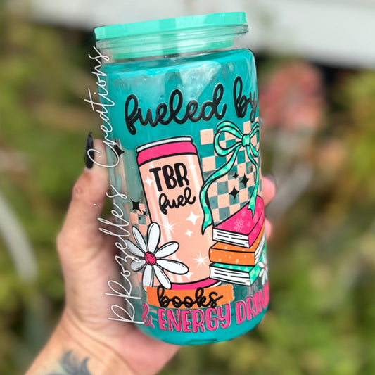 16oz Acrylic Lava Drip Snowglobe - Fueled By Books
