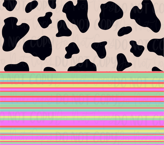 Cow Serape- SVG Template
