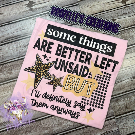 Somethings are better left instead... — Ends 6/19