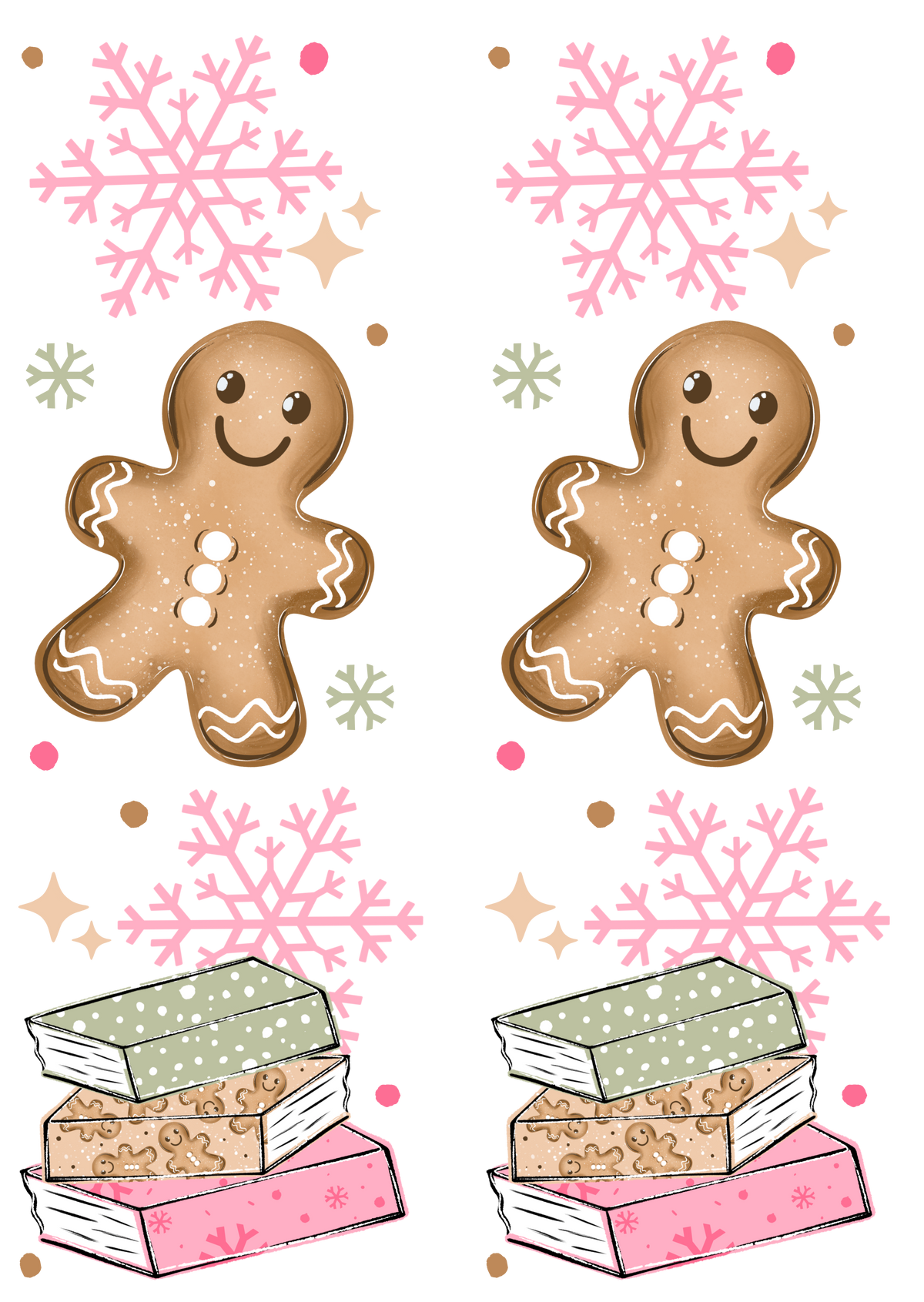 SANTA BRING MORE BOOKS (MATCHING SLEEVES)
