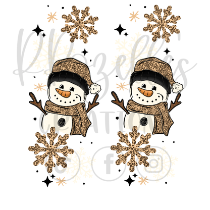 LEOPARD SNOWMAN (MATCHING SLEEVES)