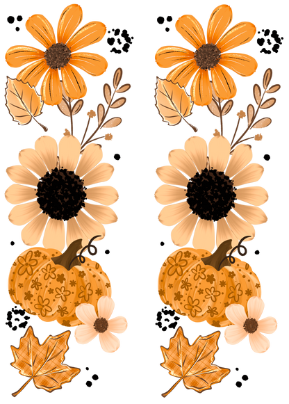 FALL FLOWERS (MATCHING SLEEVES)