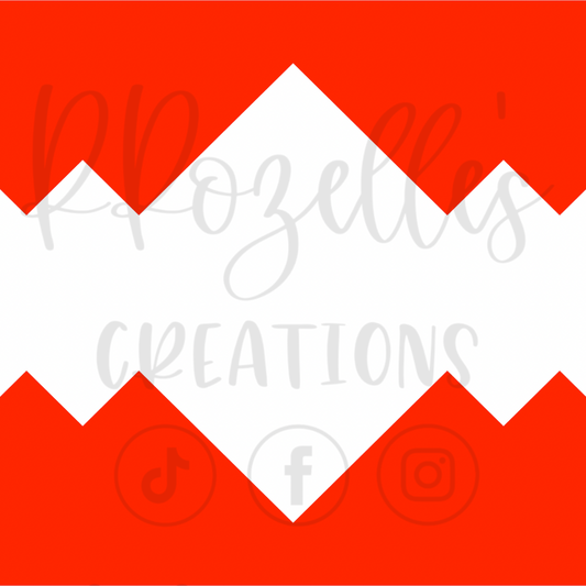 Mountain Cut- SVG Template