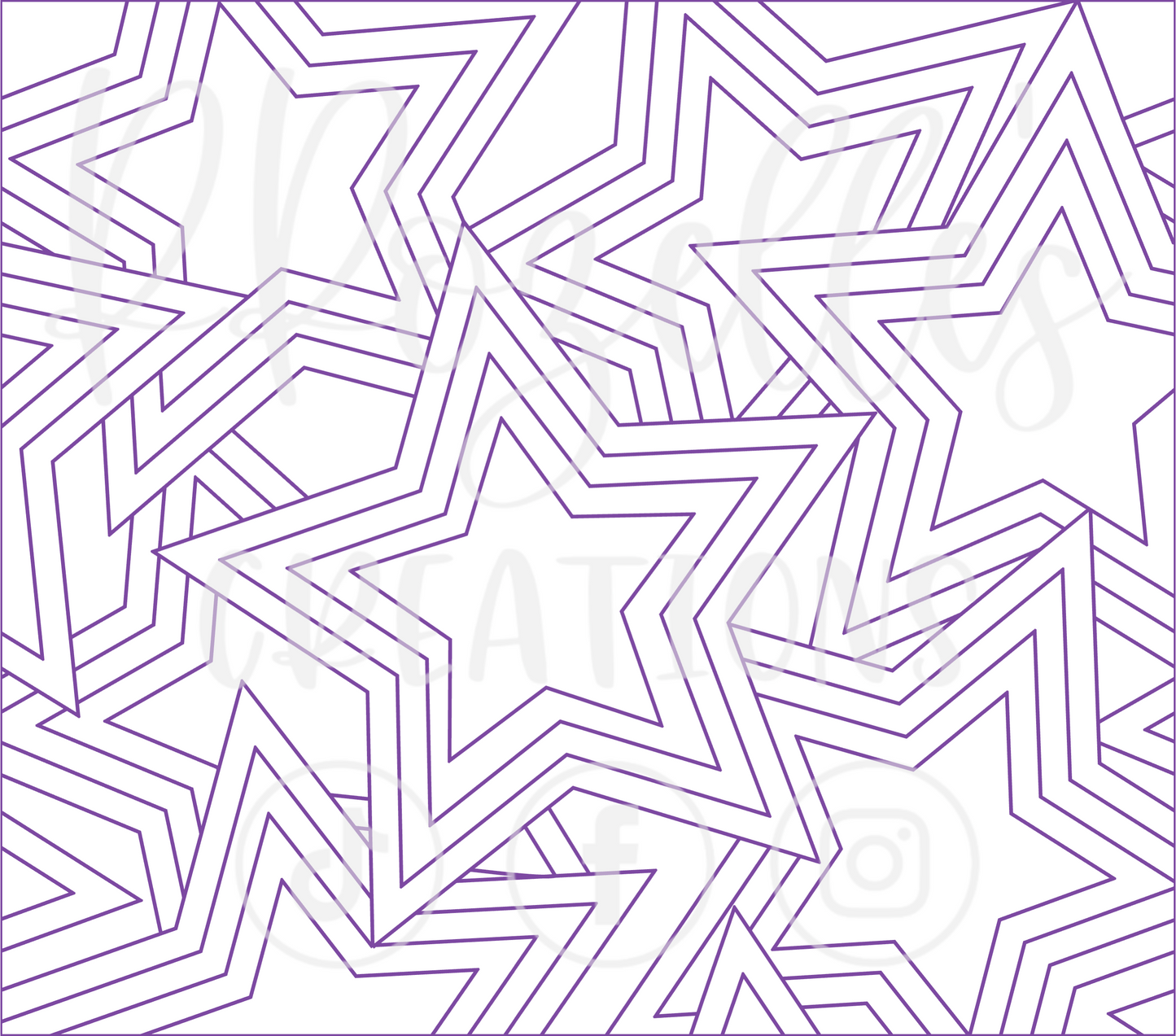 Stargazer Burst- SVG Template